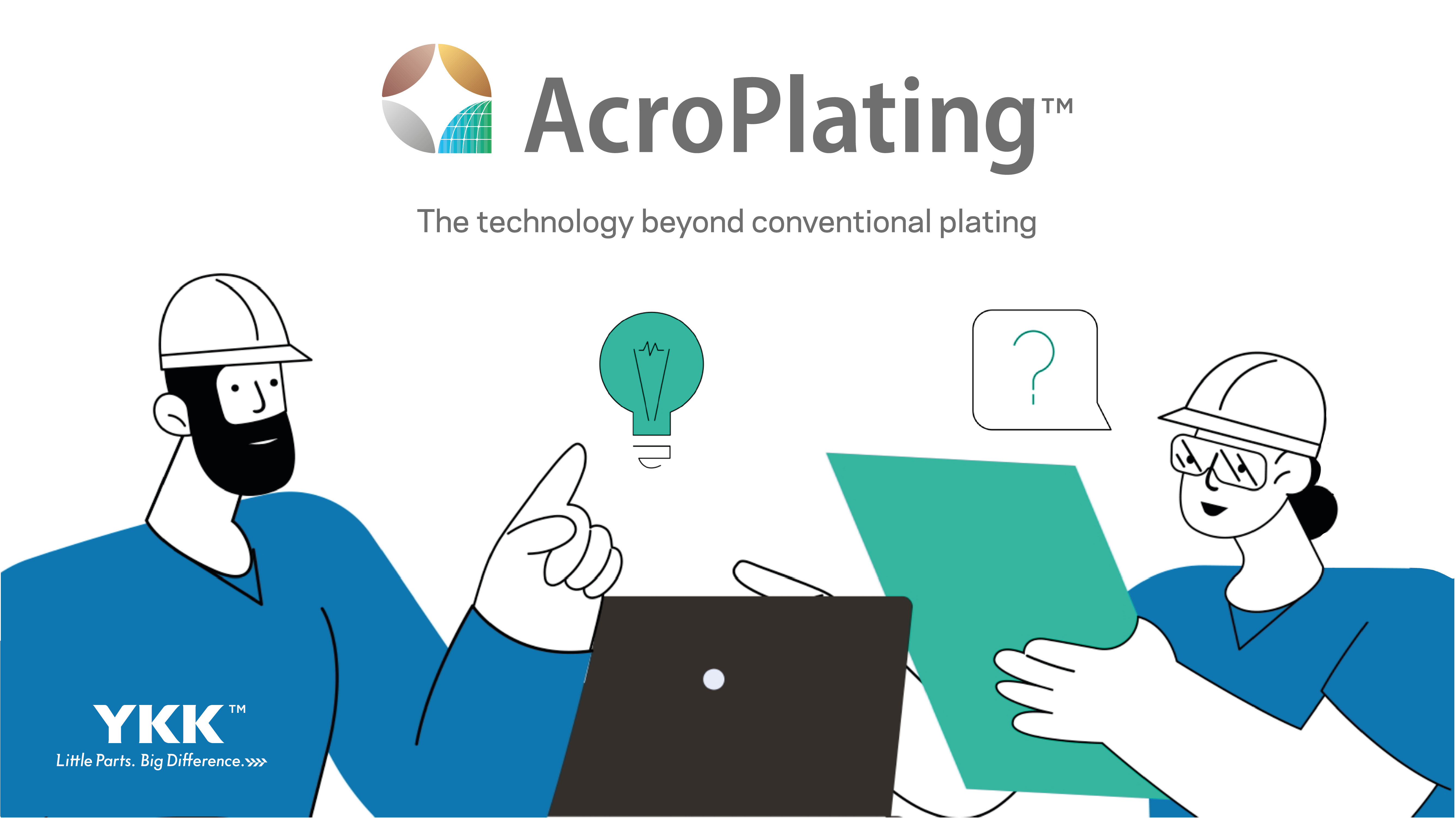 YZiP® AcroPlating® 仕上 | YKK DIGITAL SHOWROOM